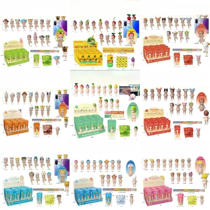 Mini Sonny figure Animal Series New Animal Marine Dream Fruit Sweets Vegetable Series 1PCS 4PCS 6PCS Blind Box Mystery Box