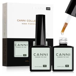 CANNI HEMA/TPO FREE 9ML Primer Base Coat Topcoat and Color Gel Polish Base Soak Off UV LED Fast Dry Nail Liquid Manicure Gel DIY