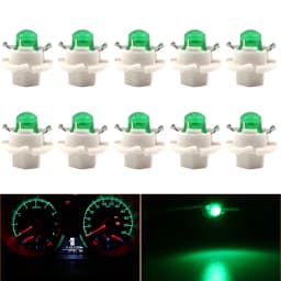10PCS T5 B8.4D B8.3D B8.5D Led Bulbs COB Instrument Dashboard Side Indicator Lights LED Cluster Guage Light 12V Interior Light