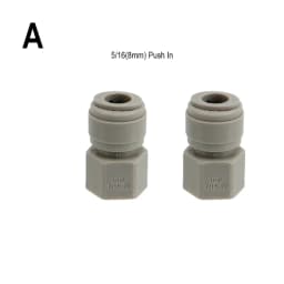 Ball Lock Gas & Beer Keg Disconnect with 8/9.5mm Push In Fitting Homebrew Draft Beer Corny Style Ball Lock Keg Dispenser