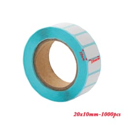 1000/700 Pcs White Adhesive Paper Thermal Label Sticker Paper Supermarket Price Blank Label Direct Print Waterproof Stickers