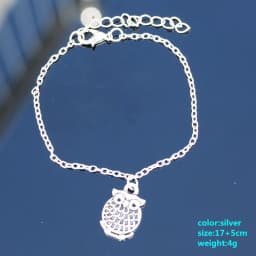 Personality Charm Women's Bracelet Heart Shape Bracelet Silver Color Alloy Girls Korean Sweet Cute Jewelry Pulseras Mujer Moda