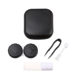 1PC contact lens case square travel portable solid color lens cover container holder storage soaking box fashion accessories