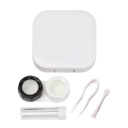 1PC contact lens case square travel portable solid color lens cover container holder storage soaking box fashion accessories