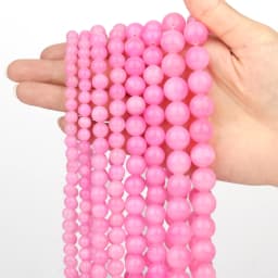 Wholesale Jades Chalcedony Beads Natural Stone Bedas for Jewelry Making Loose Spacer Round Beads DIY Necklace Bracelet 15inch