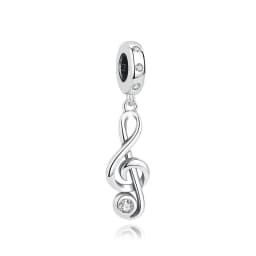 925 Sterling Silver Charms Beads Original Love Music Notes Piano Headphone Charm Fit Brand Bracelets Necklaces Jewelry For Women