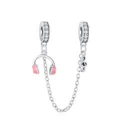 925 Sterling Silver Charms Beads Original Love Music Notes Piano Headphone Charm Fit Brand Bracelets Necklaces Jewelry For Women