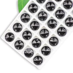 Rivoli Sew on Rhinestones Round Beads Glass Crystal AB Sewing Rhinestone Appliques DIY Sewing Crystal Rhinestones for Needlework