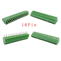 5/10Pcs KF128 2.54mm Pitch PCB Terminal Block Connector 150V 6A 2/3/4/5/6/7/8/9/10/12/14/16Pin Screw Terminal For 26-18AWG Cable