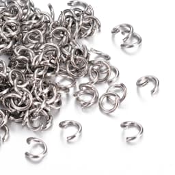 1000Pcs High Quality 4/5/6/7/8/9/10mm Stainless Steel Split Rings Open Jump Rings Connectors DIY For Jewelry Making Findings