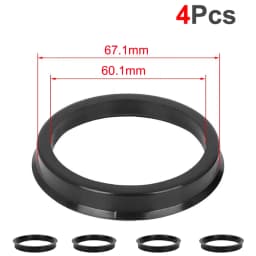 4Pcs/Set Automotive Car Plastic Wheel Hub Centric Rings Center Hubrings Bore 73.1-57.1 66.6-57.1