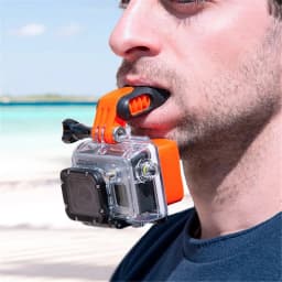 For DJI Action 5 pro Surfing Shoot Surf Dummy Mouth Teeth Braces Holder Mount Kit For Gopro 13 /Insta360 ace pro 2 Bracket