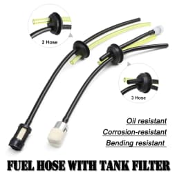 1/5pcs Universal Fuel Tank Filter Kit Fuel Pipe Filter Set For Chainsaw Lawn Mower Grass Trimmer Oil Pipe Fuel Hose Garden Tools
