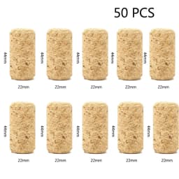 50 100 Pcs Wine Corks Stopper Reusable Functional Portable Sealing Stopper for Bottle Bar Tools Kitchen AccessoriesWine Bottle