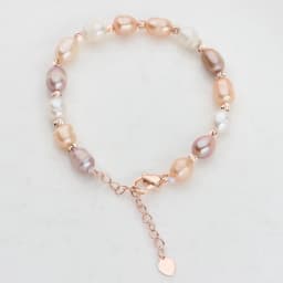 Natural freshwater pearl bracelet Real Pearl Bracelet Female Adjustable Rice Beads Bracelet For Girl Birthday Present