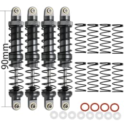 Metal 70mm 80mm 90mm 100mm 110mm 120mm Shock Absorber Oil Damper for 1/10 RC Crawler Car Axial SCX10 AXI03007 RBX10 D90 TRX4