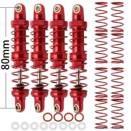 Metal 70mm 80mm 90mm 100mm 110mm 120mm Shock Absorber Oil Damper for 1/10 RC Crawler Car Axial SCX10 AXI03007 RBX10 D90 TRX4