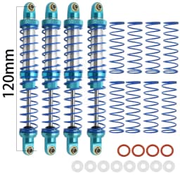 Metal 70mm 80mm 90mm 100mm 110mm 120mm Shock Absorber Oil Damper for 1/10 RC Crawler Car Axial SCX10 AXI03007 RBX10 D90 TRX4
