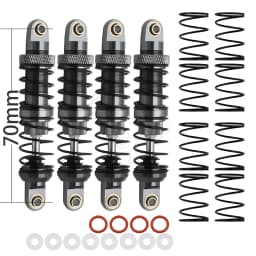 Metal 70mm 80mm 90mm 100mm 110mm 120mm Shock Absorber Oil Damper for 1/10 RC Crawler Car Axial SCX10 AXI03007 RBX10 D90 TRX4