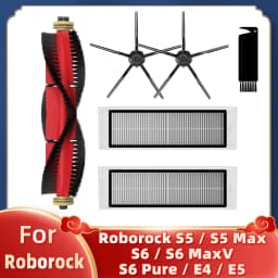 Fit For Xiaomi Mi Robot Vacuum Cleaner 1 / 1S SDJQR01RR SDJQR02RR Roborock E2 E3 E4 E5 S4 Max S5 Main Side Brush Filter