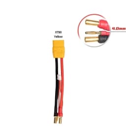 Lipo Lithium Battery Charging Wire 2S 4MM/5MM 7.4v 7.6v Balance Head T/ XT60/EC5/XT90/TRX For Cars DIY Model Toys Silicone Cable