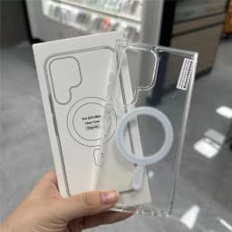 Original For Magsafe Magnetic Case for Samsung Galaxy S26 S25 S24 S21 FE S22 S23 Ultra Plus Wireless Charging Shockproof Cover