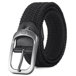 Men's Belt Casual Woven Elastic Belt Outdoor Sports Women's Belt No Need for Punching Climbing Work Belt For Men Women Fashion