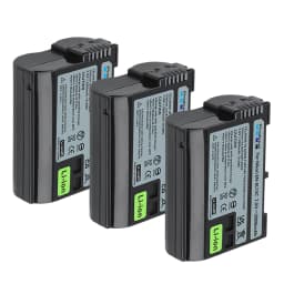 2800mAh EN-EL15C EN-EL15 Battery for Nikon Z5, Z6, Z6 II, Z7, Z7II D7000 D7100 D7200, D850 D750 D7500 D810 D500 D800