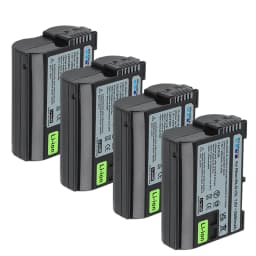 2800mAh EN-EL15C EN-EL15 Battery for Nikon Z5, Z6, Z6 II, Z7, Z7II D7000 D7100 D7200, D850 D750 D7500 D810 D500 D800