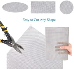 Stainless Steel Mesh for Household Mosquito Rodent Prevention.Thickened Self-adhesive Stainless Steel Doors, Windows Screens