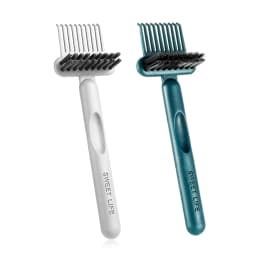 1/2 Pcs Hair Brush Cleaning Tool 2-In-1 Comb Cleaning Brush Comb Cleaner Brush Mini Remover Removing Dust Cleaning Supplies