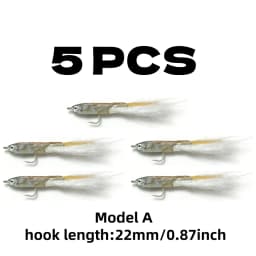 5/6pcs Realistic Minnow Fly Fishing Lures with 3D Eyes, Baitfish Lure Trout & Bass Fishing Baits for Freshwater & Saltwater