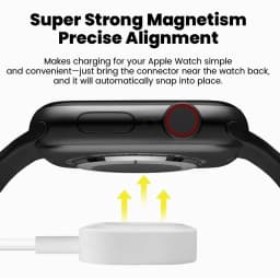 Magnetic Wireless Watch Charger Cable For ios Watch 11 10 9 8 7 6 5 4 3 2 Series SE Ultra 1/2 USB Type C Charging iWatch Charger