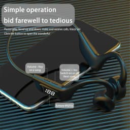 X7 Wireless Earphone Bone Conduction Sport Swimming Bluetooth Compatible Earphones Hand-free With Mic For Sports Earbud New 2026