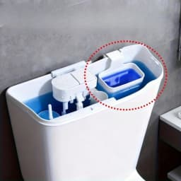 Toilet Solid Dispenser Tank Replacement Part | Plastic, Glam Style, Contemporary Style, No Electricity Needed, Convenient a