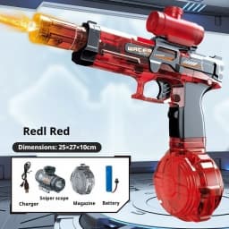 Electric Water Gun LED Lights Automatic Sensing Water Gun Children's Toys Summer Swimming Pool Outdoor Beach Toys Festival Gifts