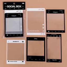 15 pcs INS Transparent photo frame DIY Decorative Stickers for hand made Diary Album Scrapbooking material junk journal supplies
