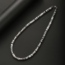Collar Hombre Bohemia White Black Soft Polymer Beads Necklace Men Collier Homme Male Necklace for Men Women Collana Uomo