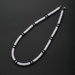 Collar Hombre Bohemia White Black Soft Polymer Beads Necklace Men Collier Homme Male Necklace for Men Women Collana Uomo