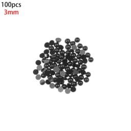 Free Shipping 100Pcs 3-12mm Black Plastic Safety Eyes For Bear doll Animal Puppet DIY Crafts Children Kids Toys Eyes Accessories