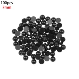 Free Shipping 100Pcs 3-12mm Black Plastic Safety Eyes For Bear doll Animal Puppet DIY Crafts Children Kids Toys Eyes Accessories