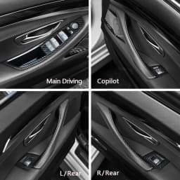 RHD LHD Car Interior Door Handle Inner Door Panel Trim Interior Pull Cover for BMW 5 Series F10 F11 520i 523i 525i 528i 535i