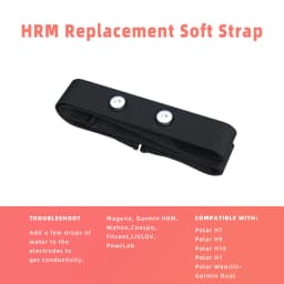 Heart Rate Monitor Chest Strap Replacement Belt Compatible with Polar H7 H9 H10Garmin Wahoo Magene Coospo Transmitters Soft Band