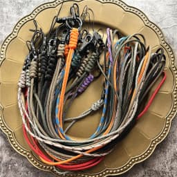 New Outdoor Rock Climbing Paracord Keychain Lanyard Snake Knot Split Ring ID Holder Mulyiple Use Long Lanyard For EDC Knife Key