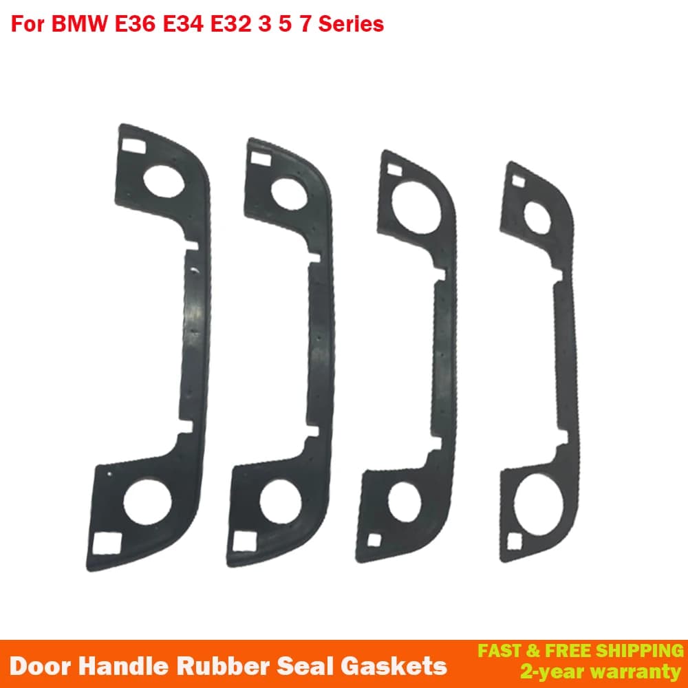 Car Exterior Front Or Rear Door Handle Rubber Seal Gaskets For BMW E36 E34 E32 3 5 7 Series Car Accessories