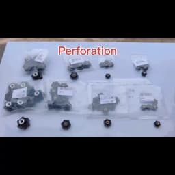 5PCS M4 M5 M6 M8 M10 M12 Plum Hand Tighten Nuts Handle Thread Mechanical Black Thumb Nuts Clamping Knob Manual Nuts Perforated