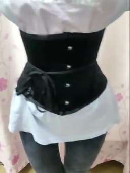 New hourglass Steel boned corset sexy Lace up underbust Bustier Waistband Body Shapers Slimming Waist Trainer 8920