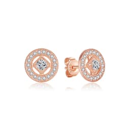 Original 925 Sterling Silver Earrings 2026 Stud Hoop Crystal Earings For Women Rose Gold Crown Heart Infinity Bee Earing Jewelry