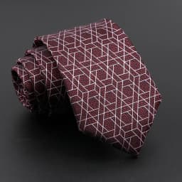 Novelty Men's Tie Floral Feather Elk Geometric Patten Red Blue Neckties Leisure Business Daily Wear Cravat Wedding Party Gift