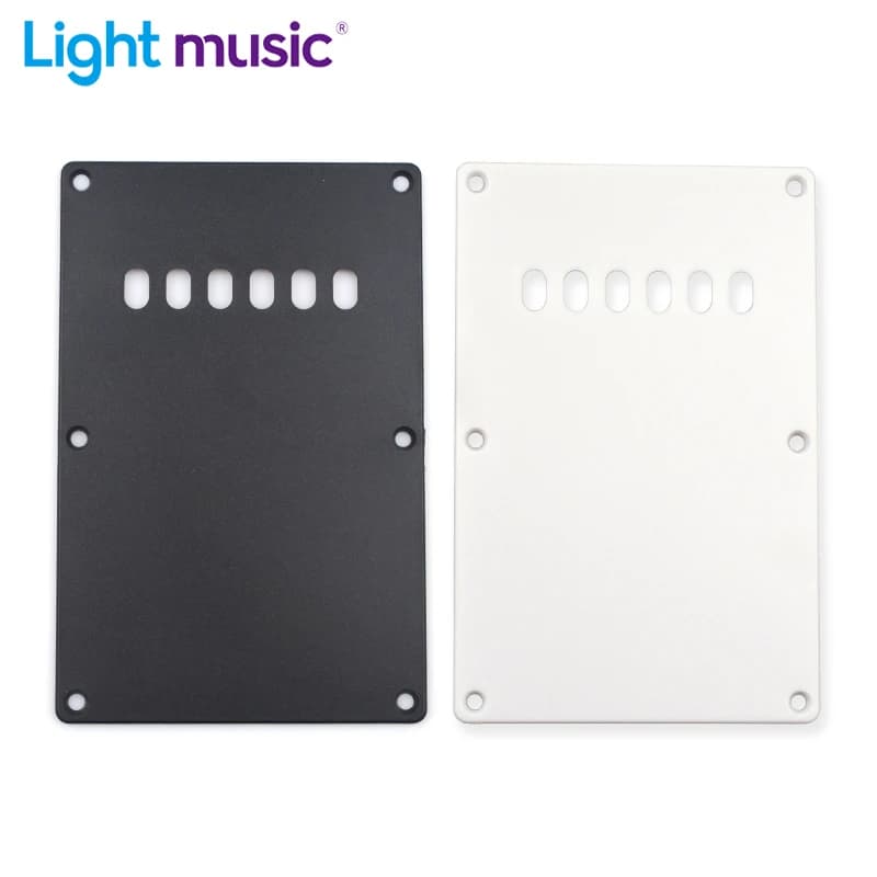 ABS 6 Holes Guitar Tremolo Cavity Cover Back Plate Standard Guitar Replacement for ST Electric Guitar Part Accessories